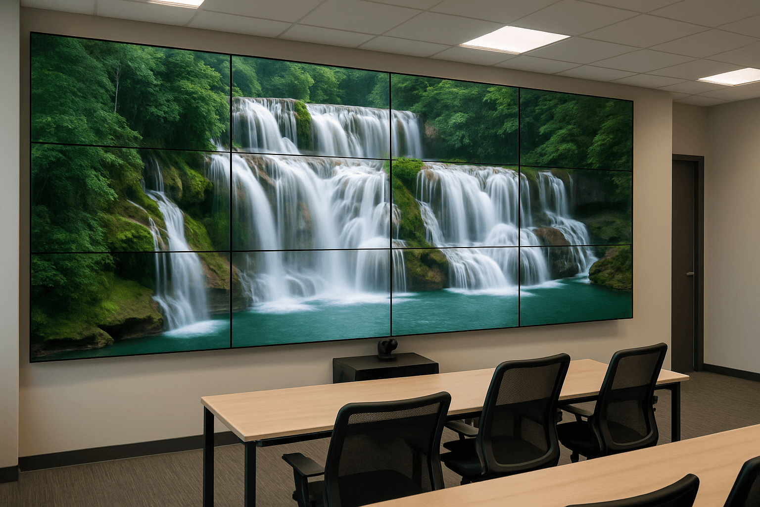 comment installer un mur d'image